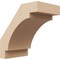 Ekena Millwork 5-inch W x 8-inch D x 8-inch H Merced Rough Cedar Woodgrain TimberThane Knee Brace, Primed BRCUR05X08X08MRCRCPR - alternate 1